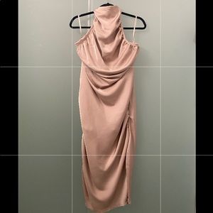 Never worn! Fashion Nova high neck bow dress.